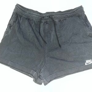 Nike Women's Black Athletic Drawstring Shorts